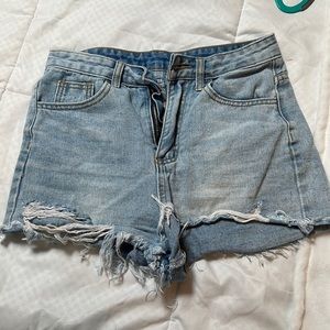 Light blue Jean shorts
